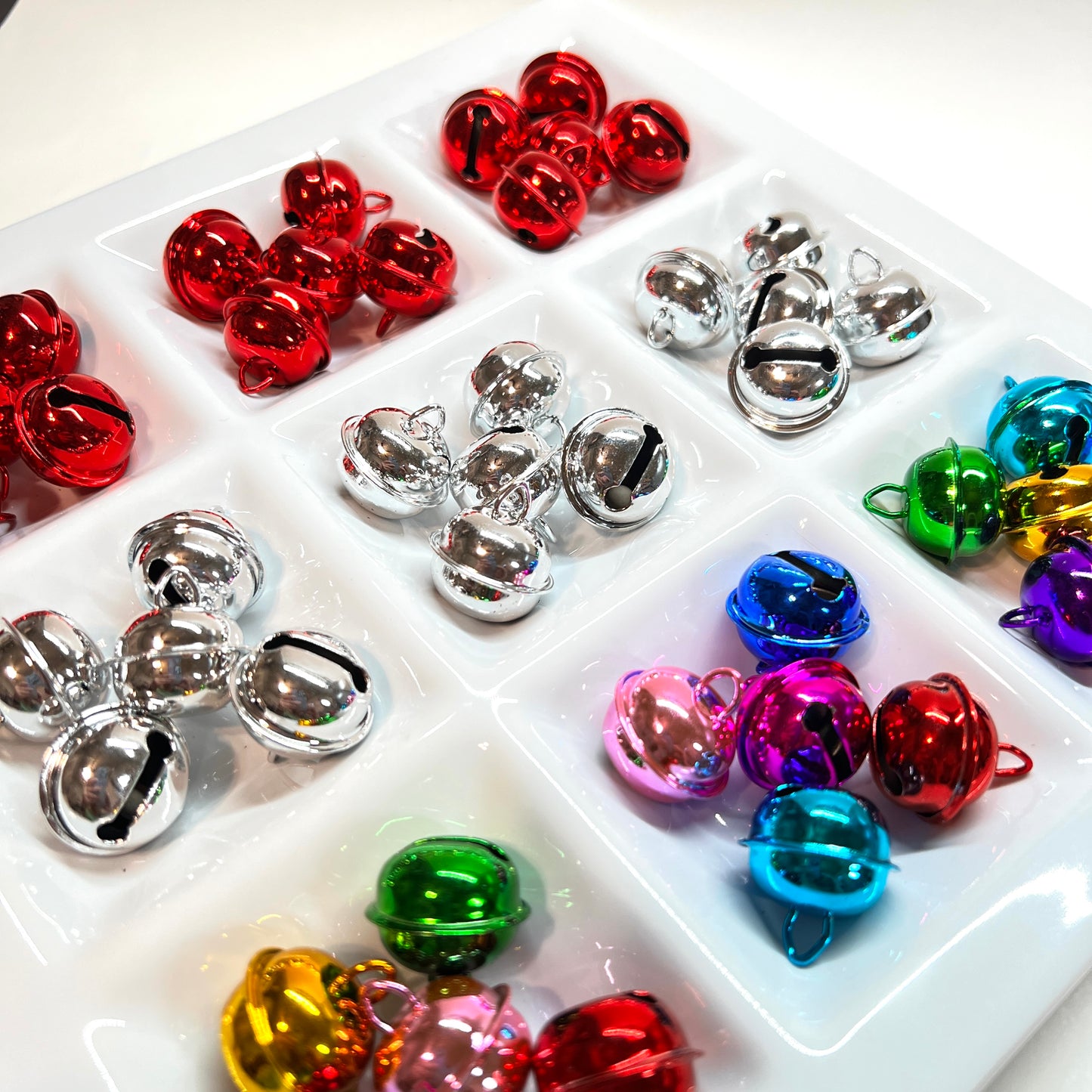 22mm Shiny Metal Jingle Bells for DIY Crafts, Ornaments and Jewelry | Metal Bell Pendants | QTY: 10pcs/20pcs