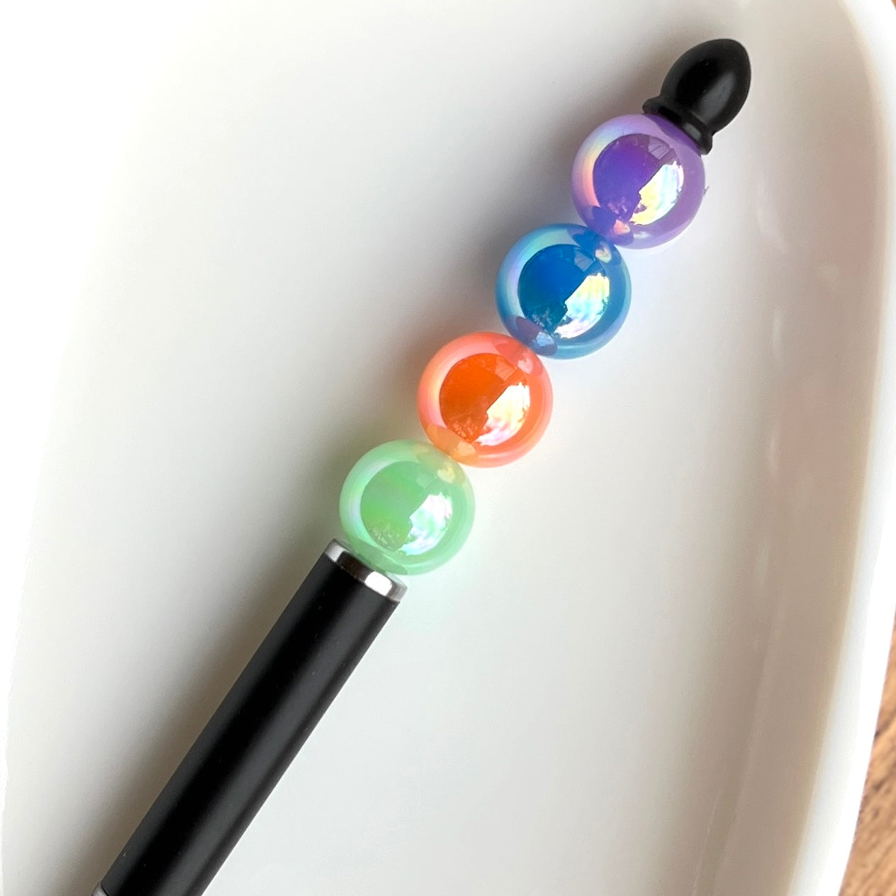 16mm Iridescent Spring Bead Mix | Chunky Bead Mix for Jewelry and Pens | Acrylic Beads | QTY: 10/20pcs