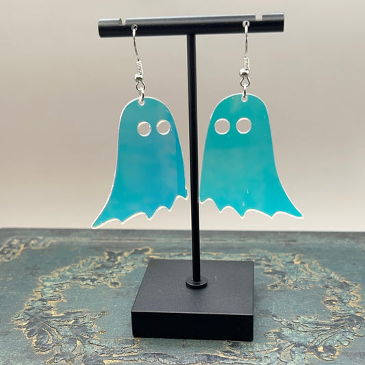 Ghost and Skull Earrings - Halloween Earrings-The Dazzle Depot