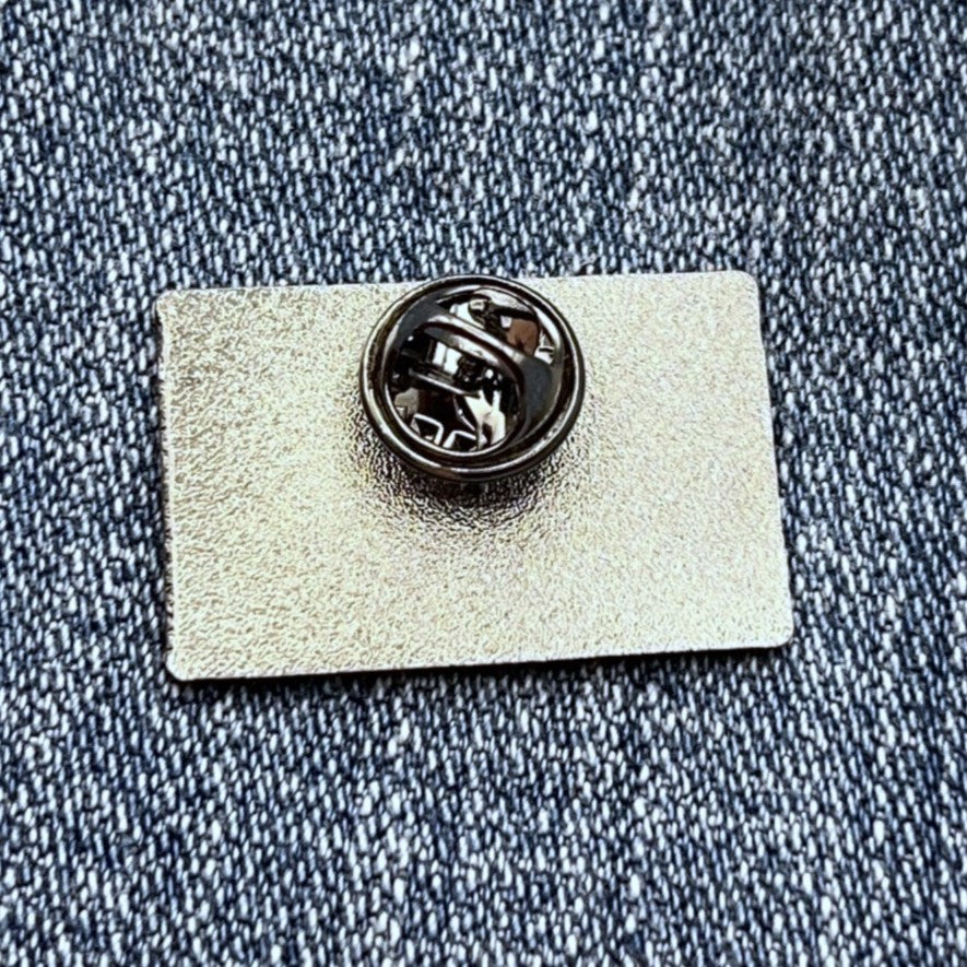 90'S CASSETTE TAPE Shaped Pin Lapel Badge Funny Pin for Clothes and Hats | Metal Enamel | QTY: 1 pin - The Dazzle Depot