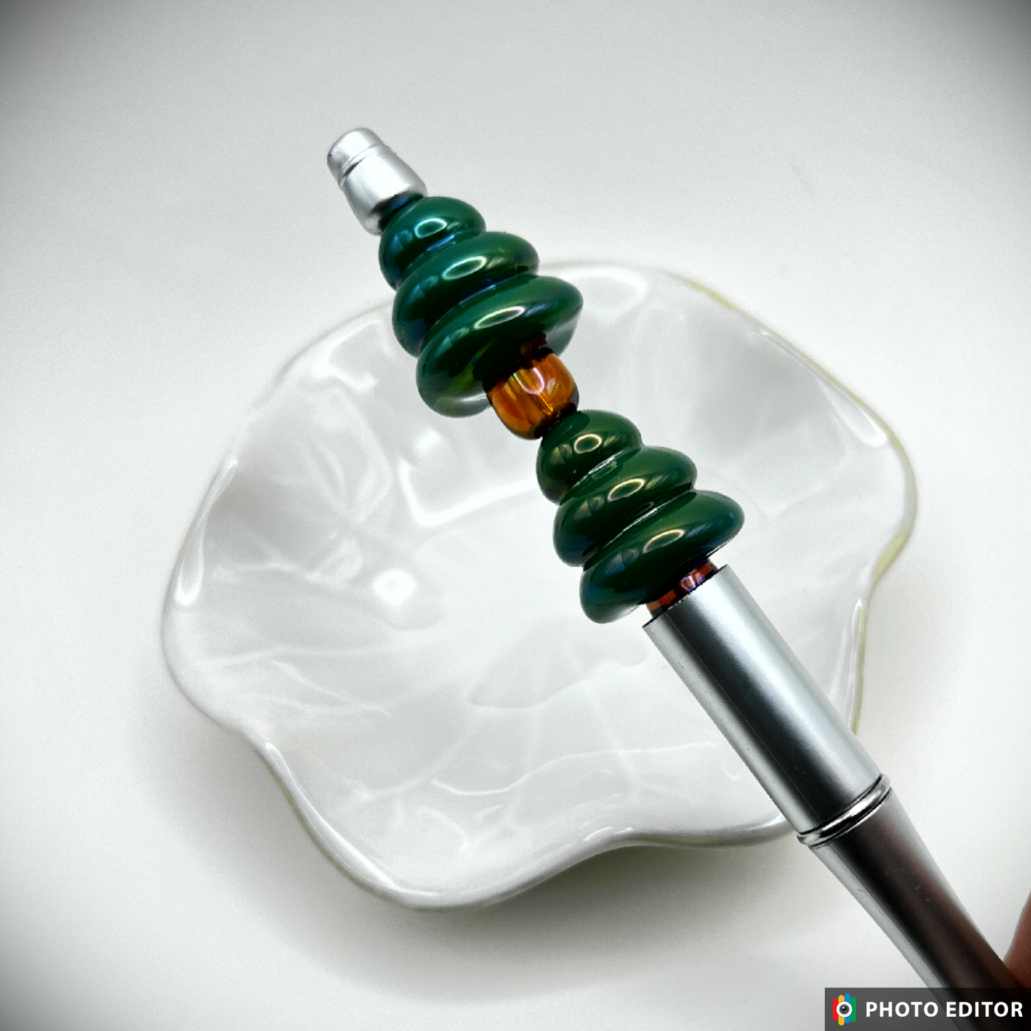 29mm Christmas Tree Beads | 3D Chunky Beads for Pens & Jewelry | Acrylic | QTY: 4 beads