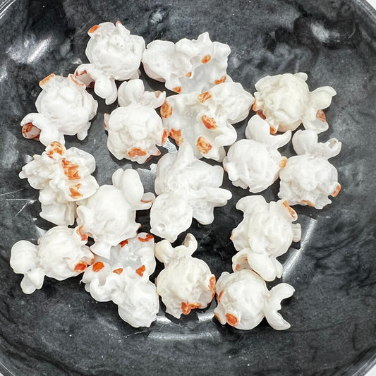 Realistic Fake Popcorn Beads | Unique Popcorn Beads | Resin Faux Popcorn | QTY: 10pcs/25pcs